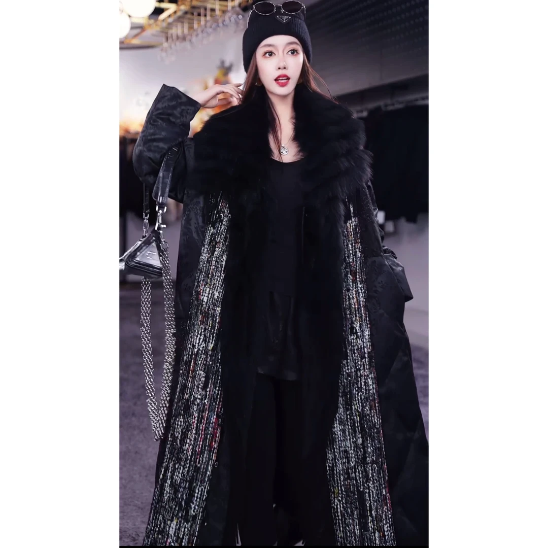 【Yongjia 】鹅绒服配狐狸毛外套55340-1-112
