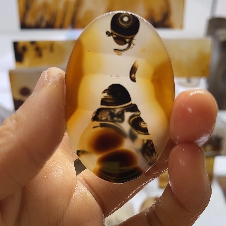 玛瑙/玉髓未镶嵌吊坠(不含链)