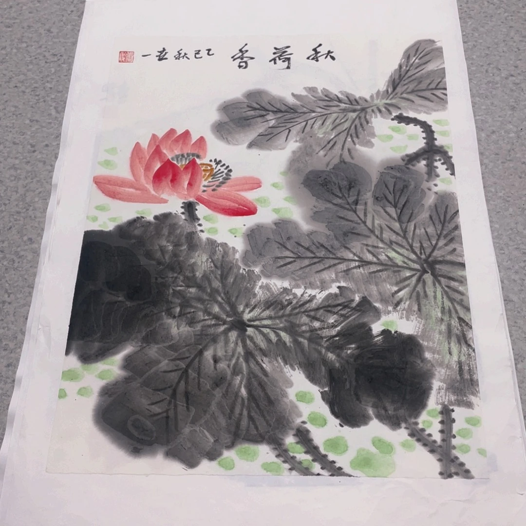 国画1.4平尺纯手绘国画作品