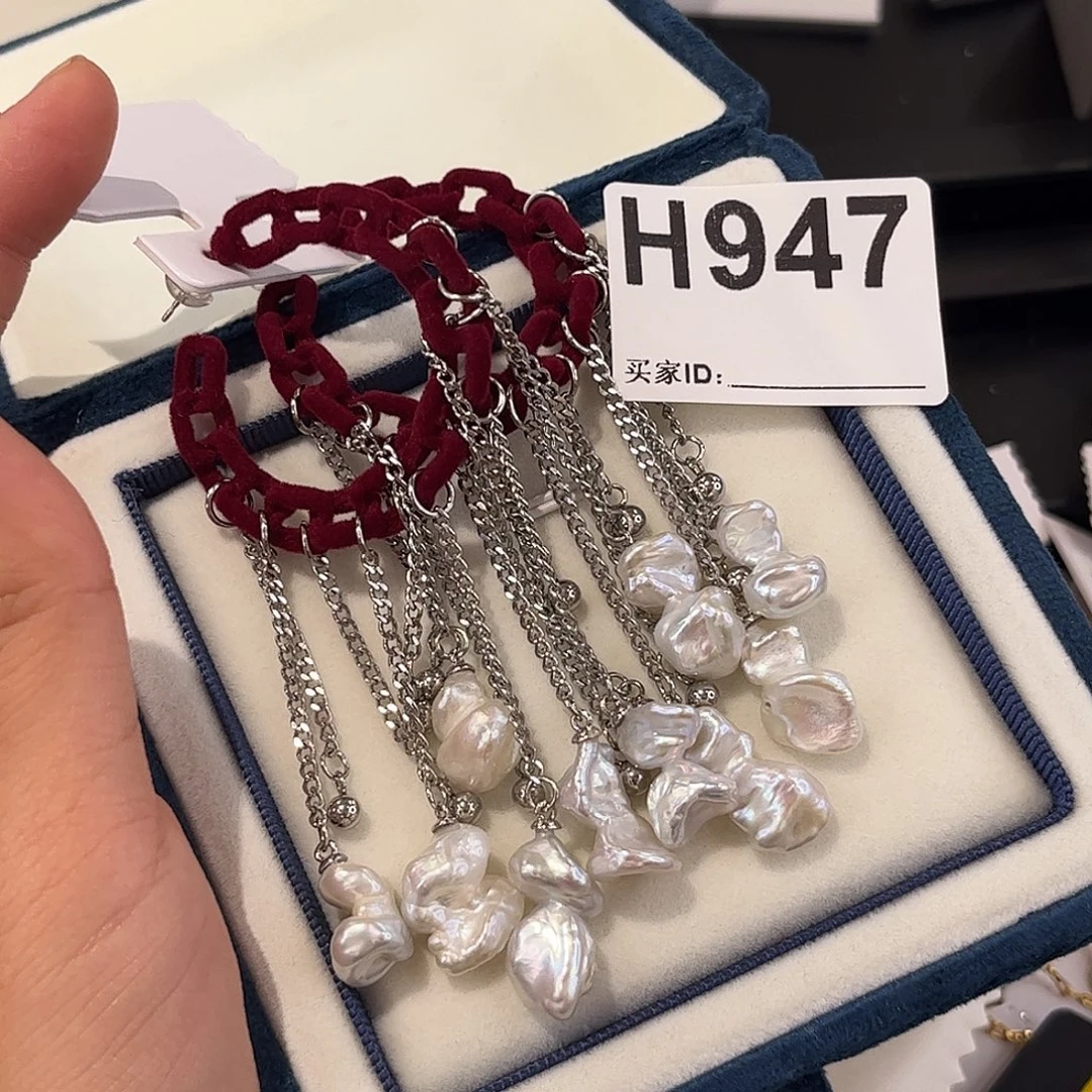 耳饰淡水珍珠合金