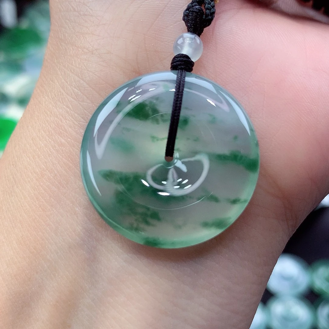 颈饰未镶嵌翡翠编号22尺寸26.9-5.7