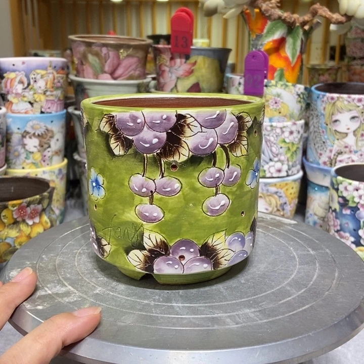 景德镇艺术手绘作品