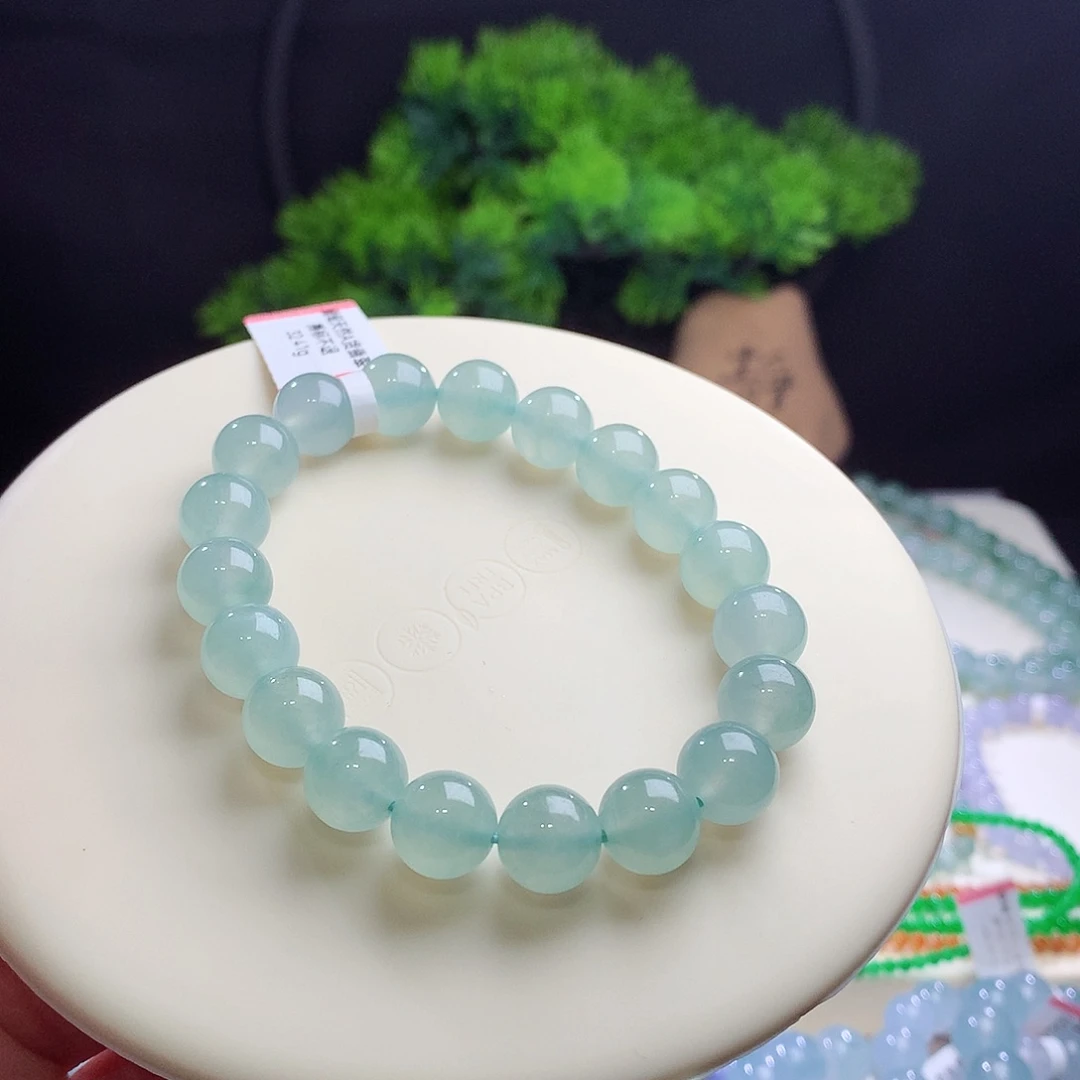 未镶嵌手串翡翠卡10mm