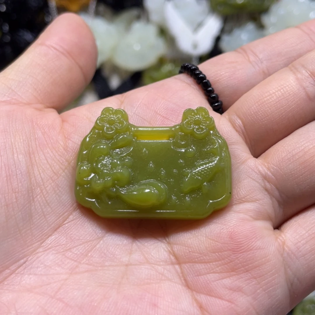 【闪购商品】岫玉颈饰未镶嵌33吊坠