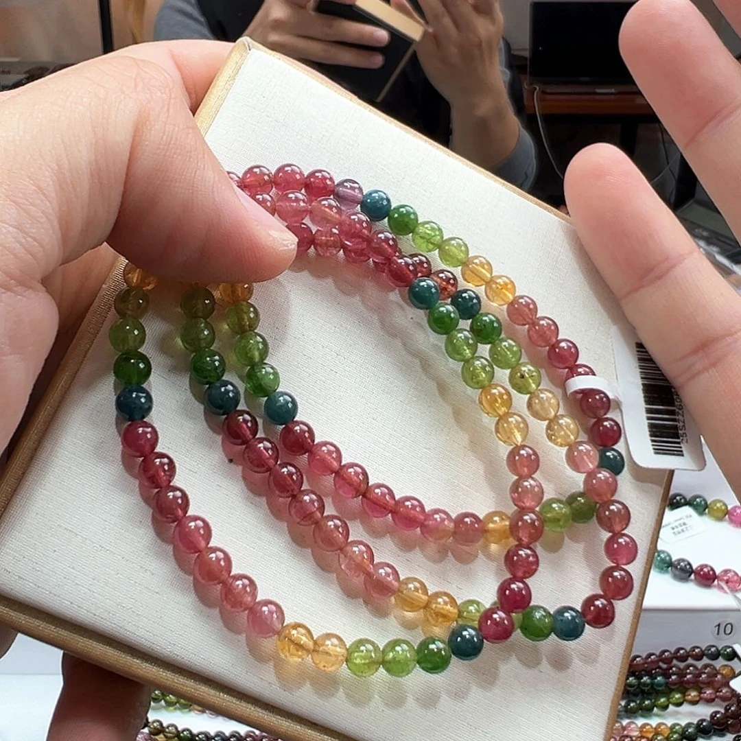 手串碧玺未镶嵌5mmmmmmmm