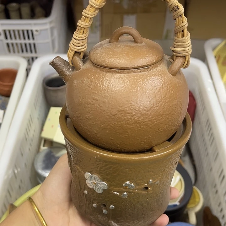 斗彩手绘复古锡斑