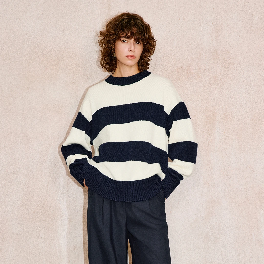 COVERINS2025冬季新款毛针织衫CC35506130