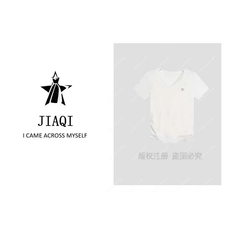 【佳琪高奢】A56003新款洋气百搭短袖