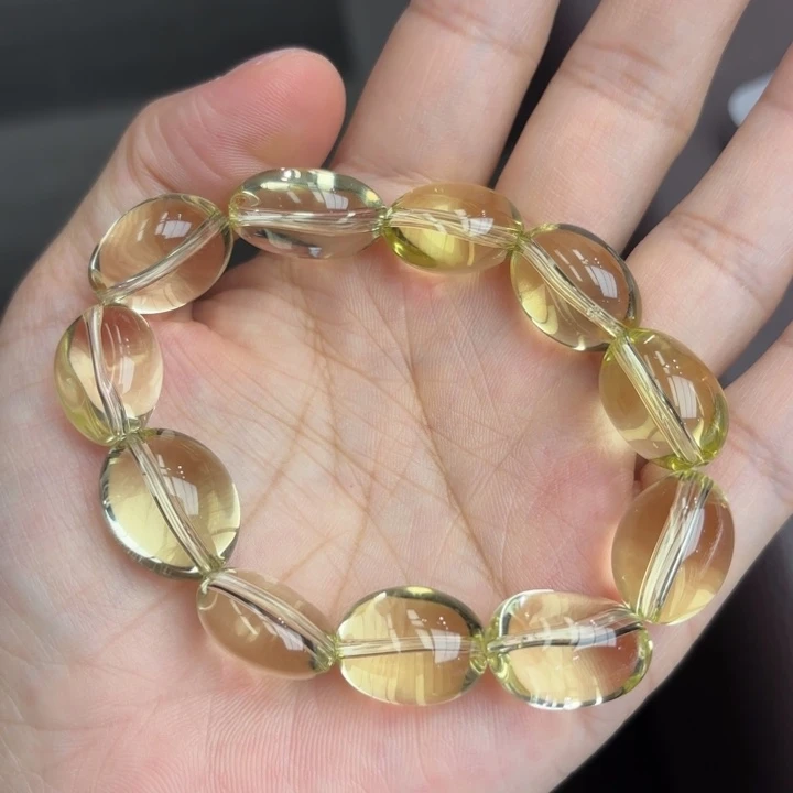 未镶嵌手链水晶黄水晶