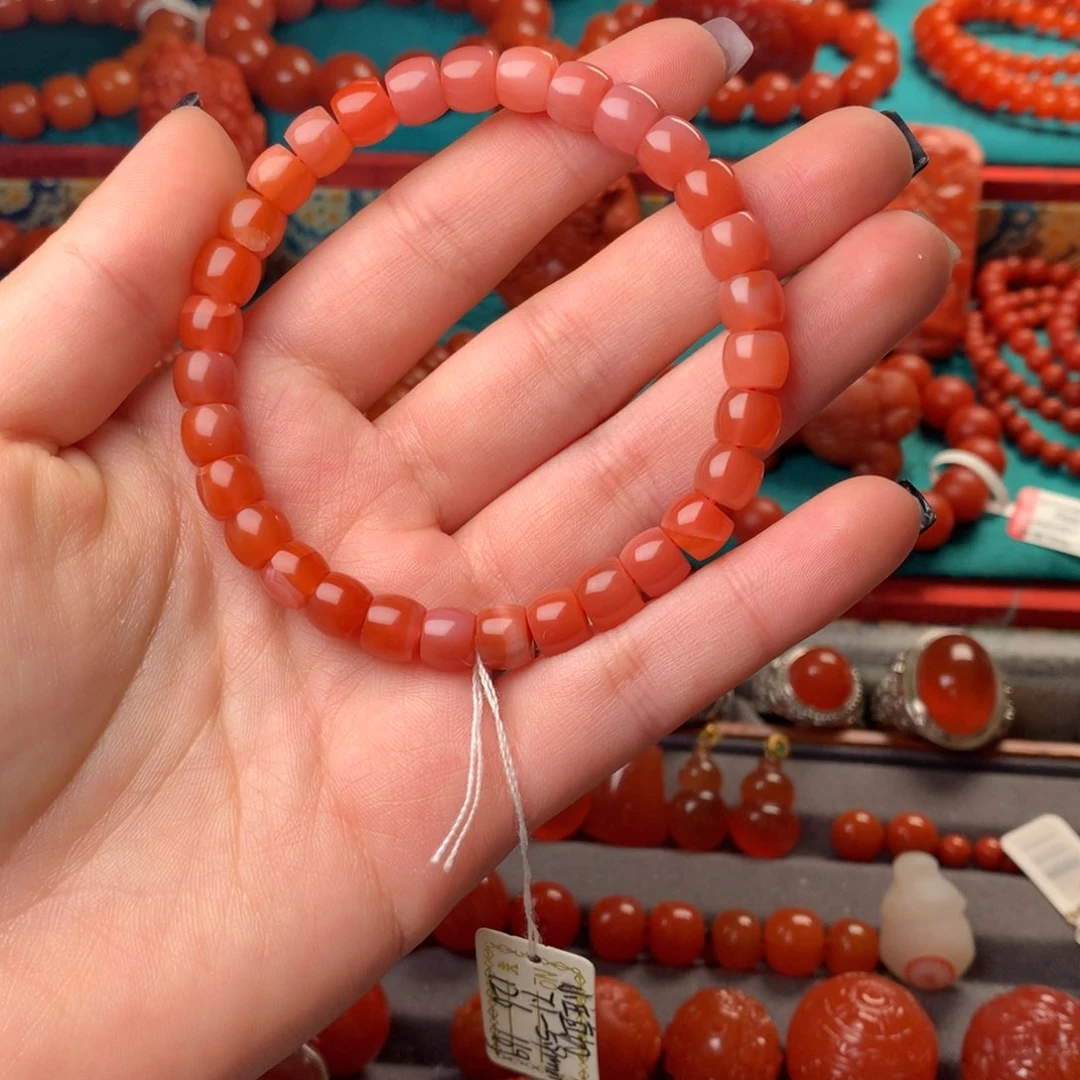 未镶嵌手串南红玛瑙