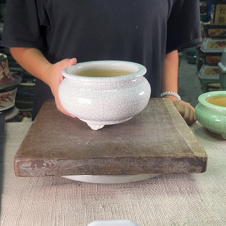 眼***界泳坤堂石湾盆陶瓷