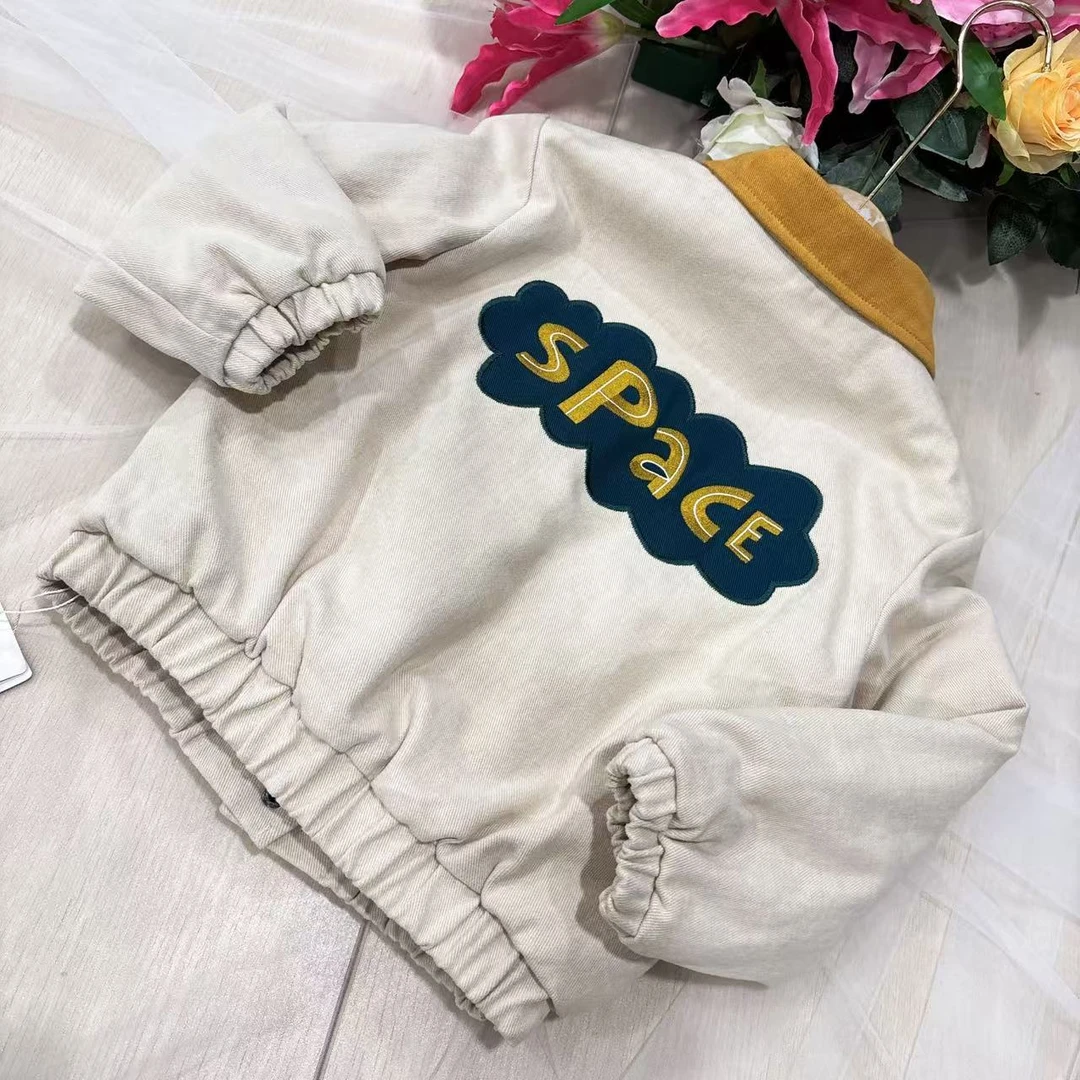 (立体刺绣纯棉夹克）里外都是100%棉里外三层拼色夹克3421077673