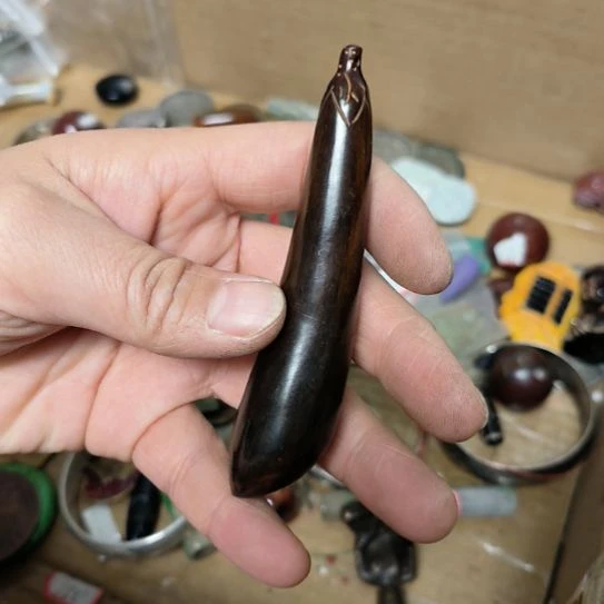 聖***清黄铜手把件手把件手把件