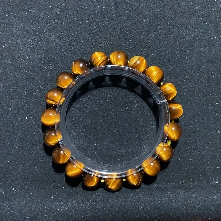 瑾***瑜木变石（虎睛石）未镶嵌手串
