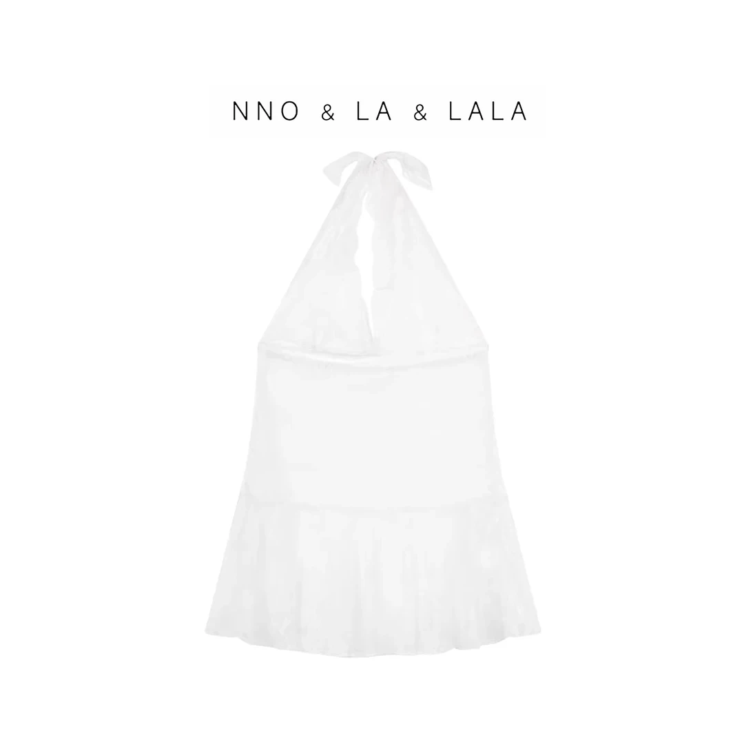 LA 叠搭 蕾丝挂脖吊带 26452