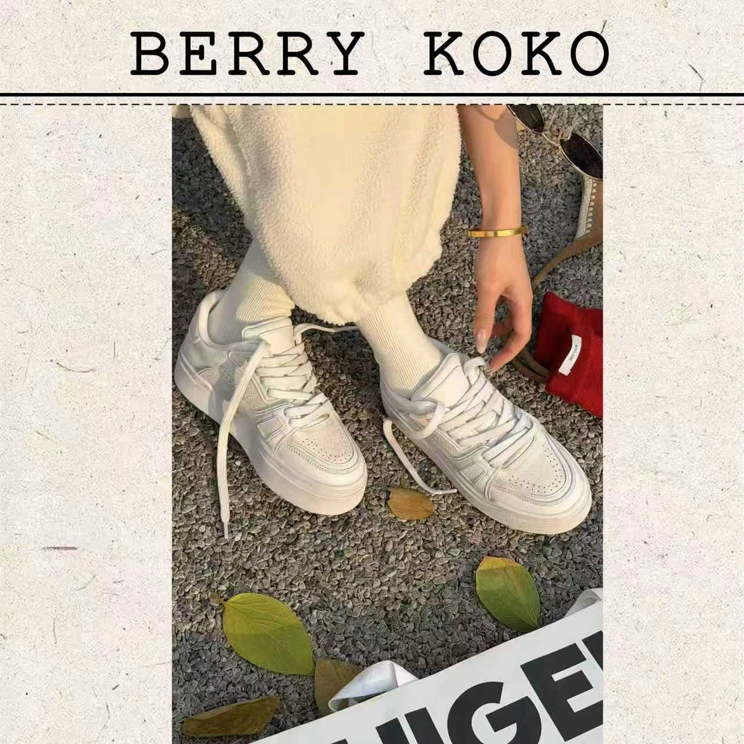 复古“做旧擦色”高品质“荔枝纹牛皮”百搭“脏脏”小白鞋X35