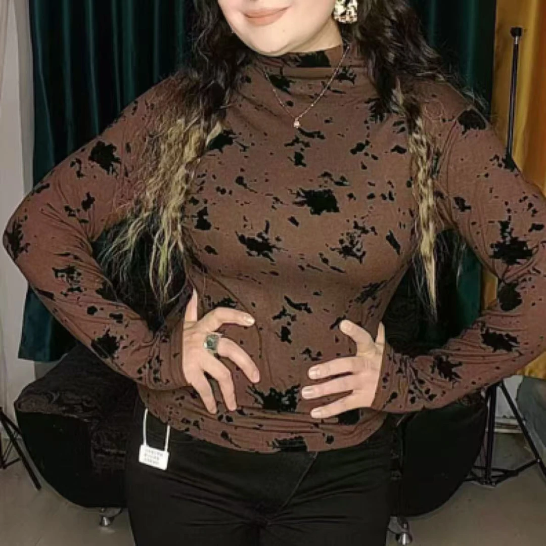 ئەفرۇزە يىڭىلىق گاڭسەر 爱服茹扎严选点新款女士体恤