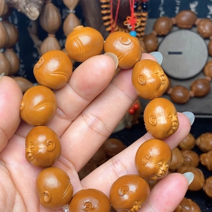 橄榄核手串/手链十分开心