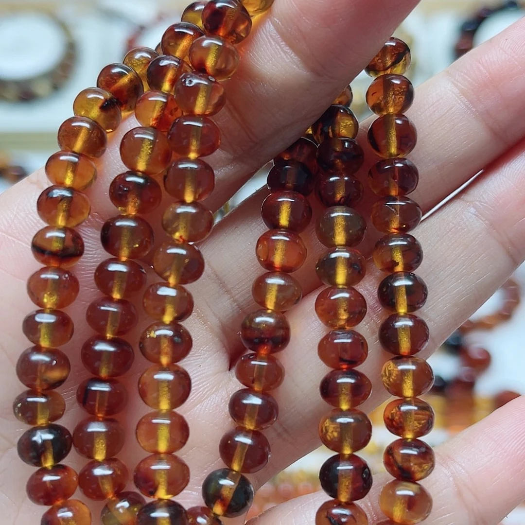 未镶嵌颈饰琥珀6