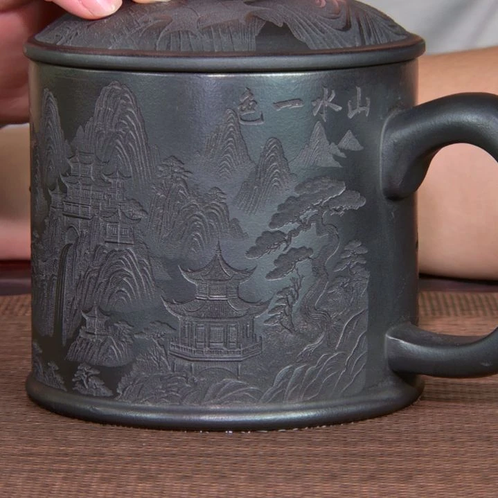 茶杯紫砂高货放漏