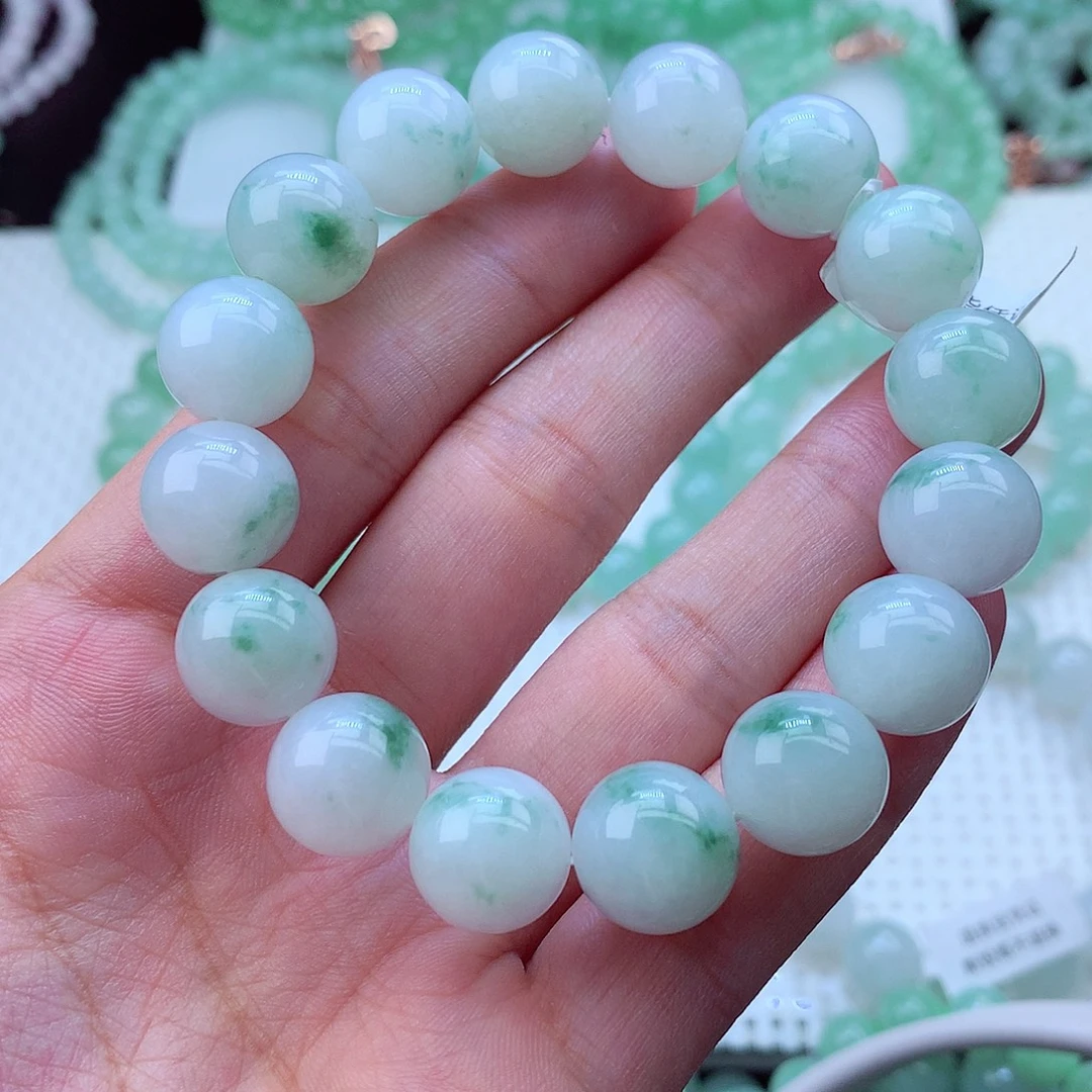 翡翠未镶嵌毛衣链