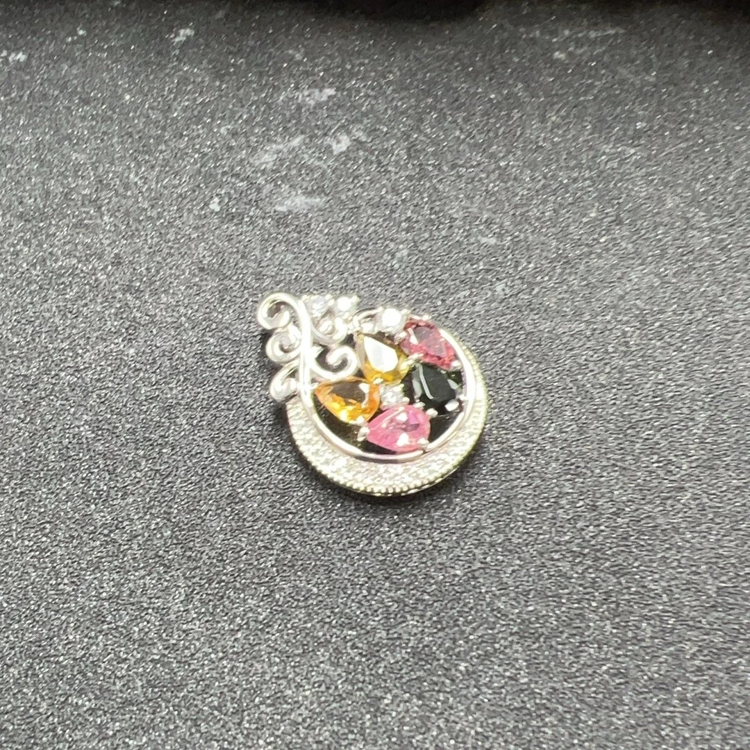 BY0214FXH标35 碧玺吊坠