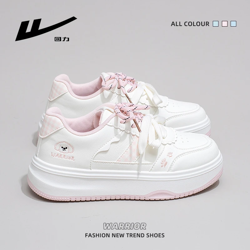 回力女鞋小白鞋女2025冬季新款板鞋子女ins潮百搭小众休闲运动鞋