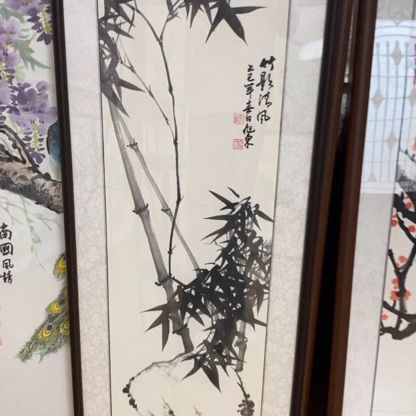 【闪购商品】国画手绘国画带框122.35