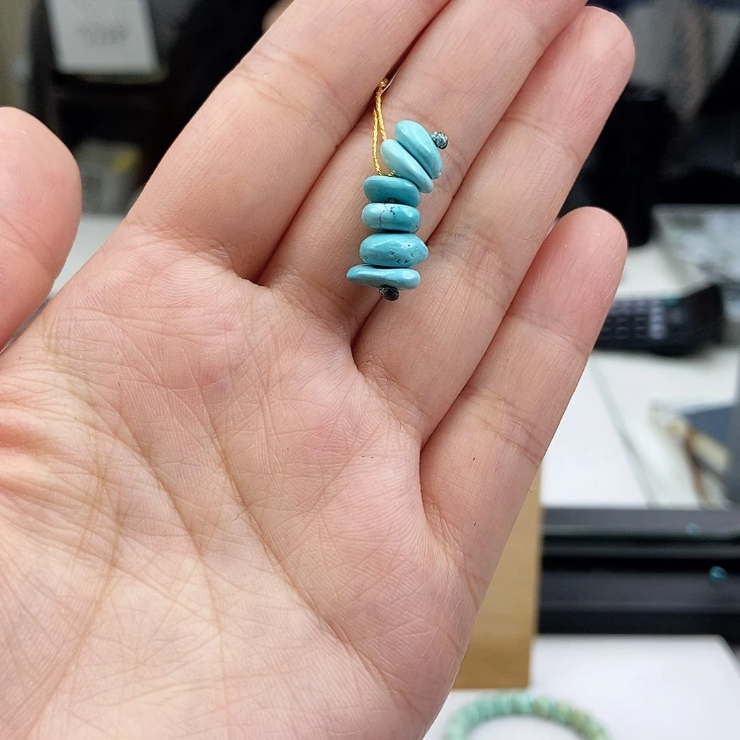 未镶嵌绿松石珠宝奇石