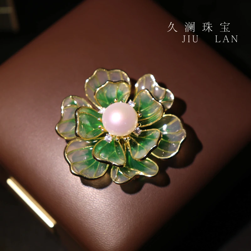 天然淡水珍珠高定胸针珠宝款 A061