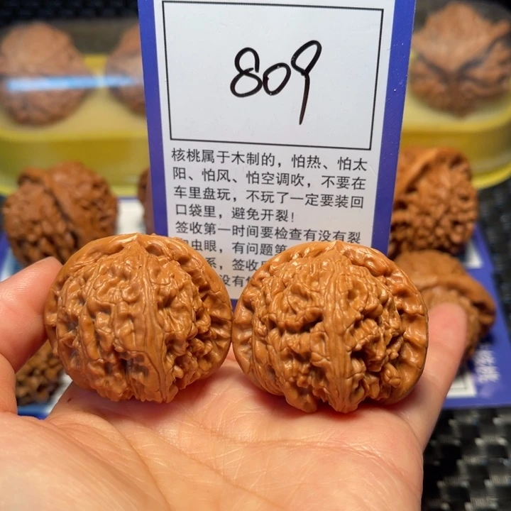 文玩核桃把件809白狮子40