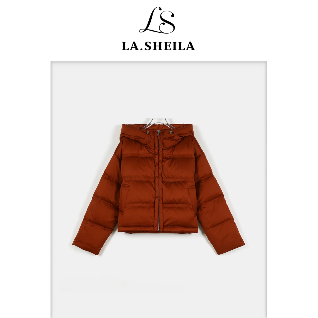 LA.Sheila连帽保暖羽绒服254-YRF/1230-9918
