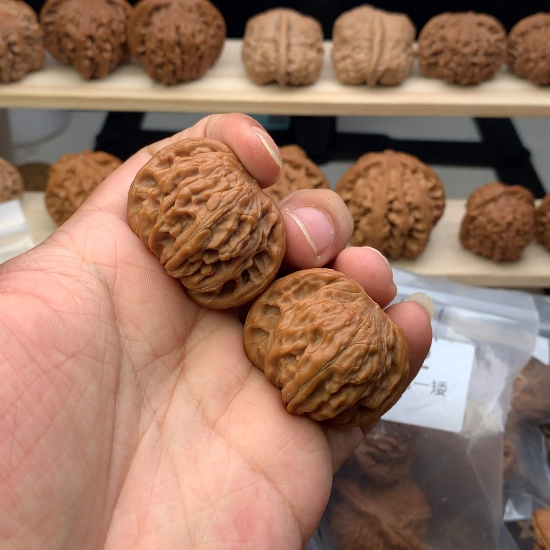 文玩核桃把件臭*39尺全品无修磨盘