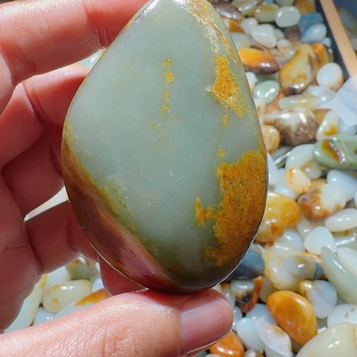 和田玉未镶嵌挂件71克