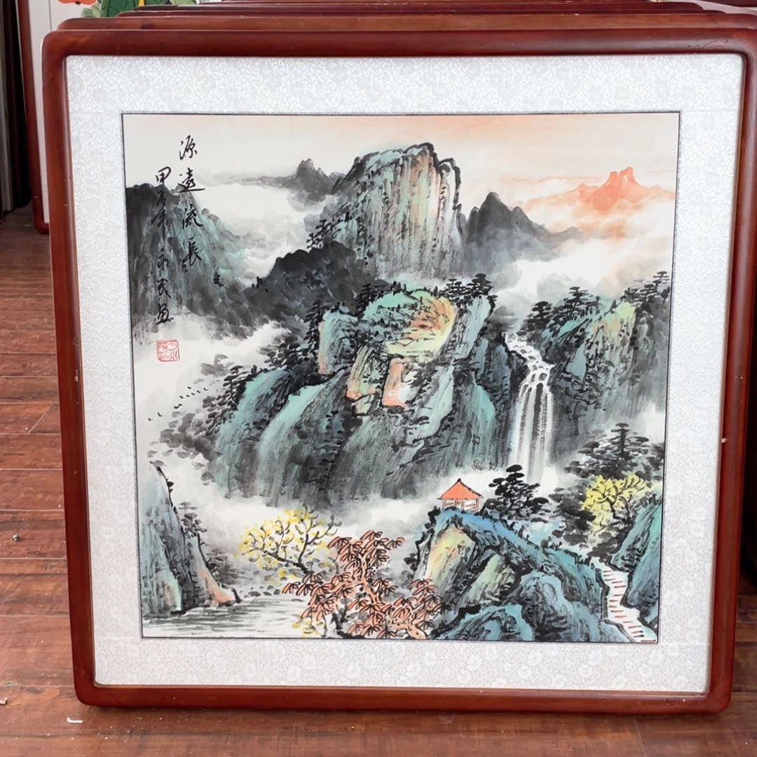 国画带框尺寸63*63厘米