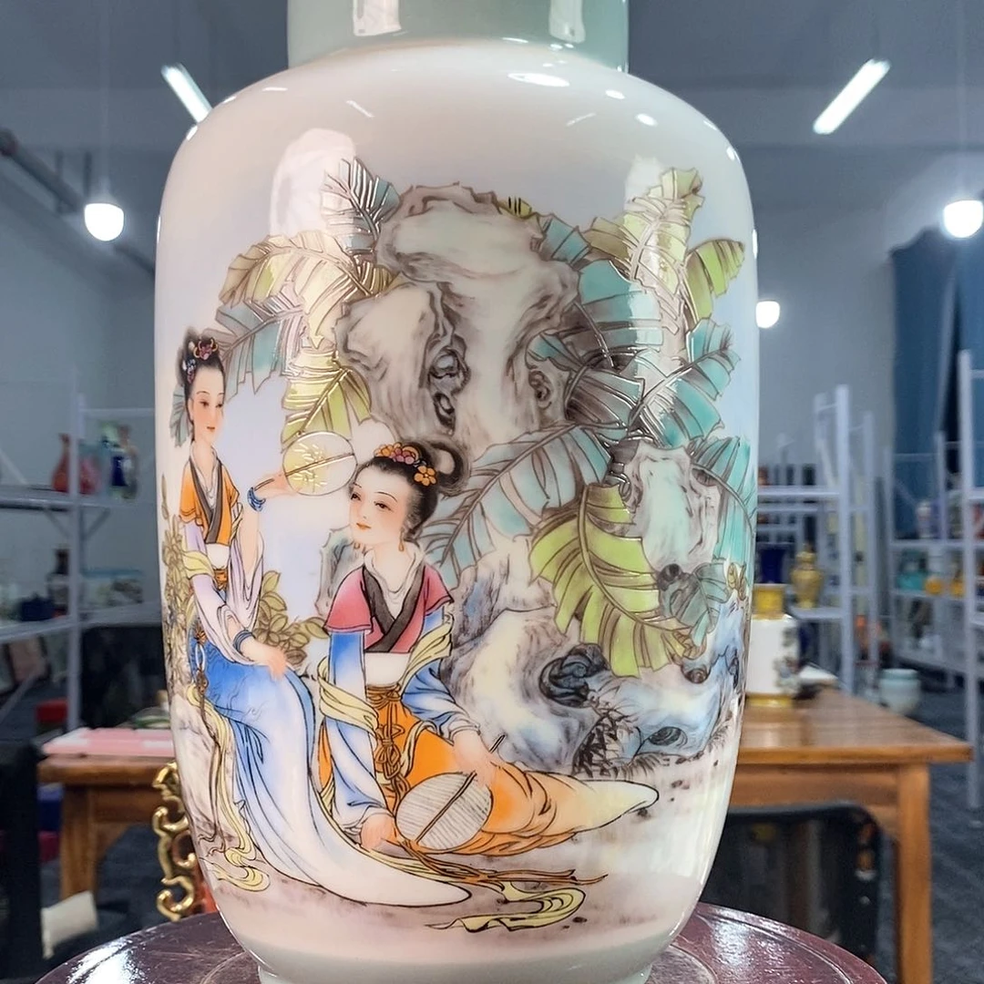 摆件景德镇陶瓷花瓶摆件