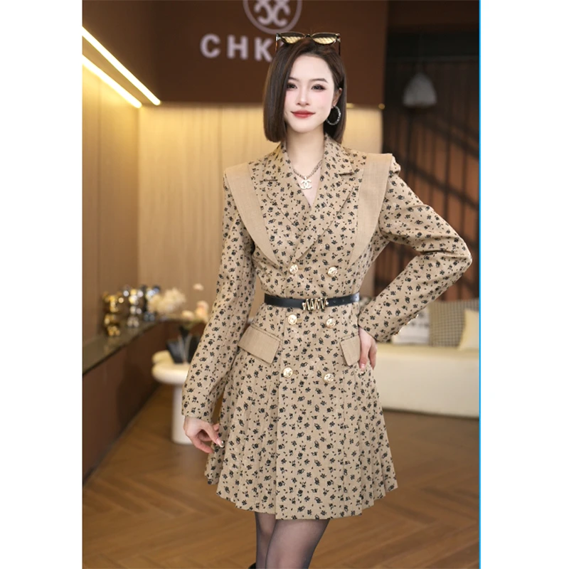 2025时尚春上新修身女神气质收腰显瘦连衣裙 C5830