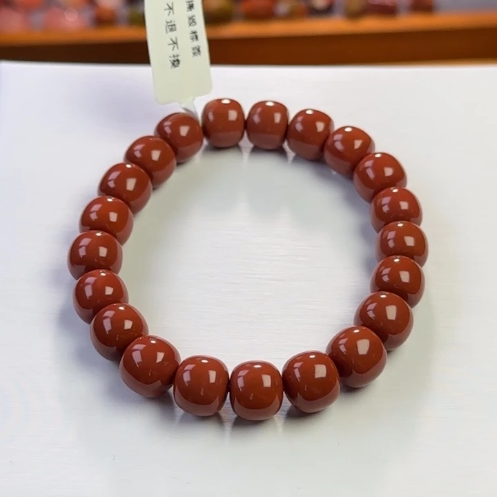 南红玛瑙未镶嵌珠宝半成品锦红单圈