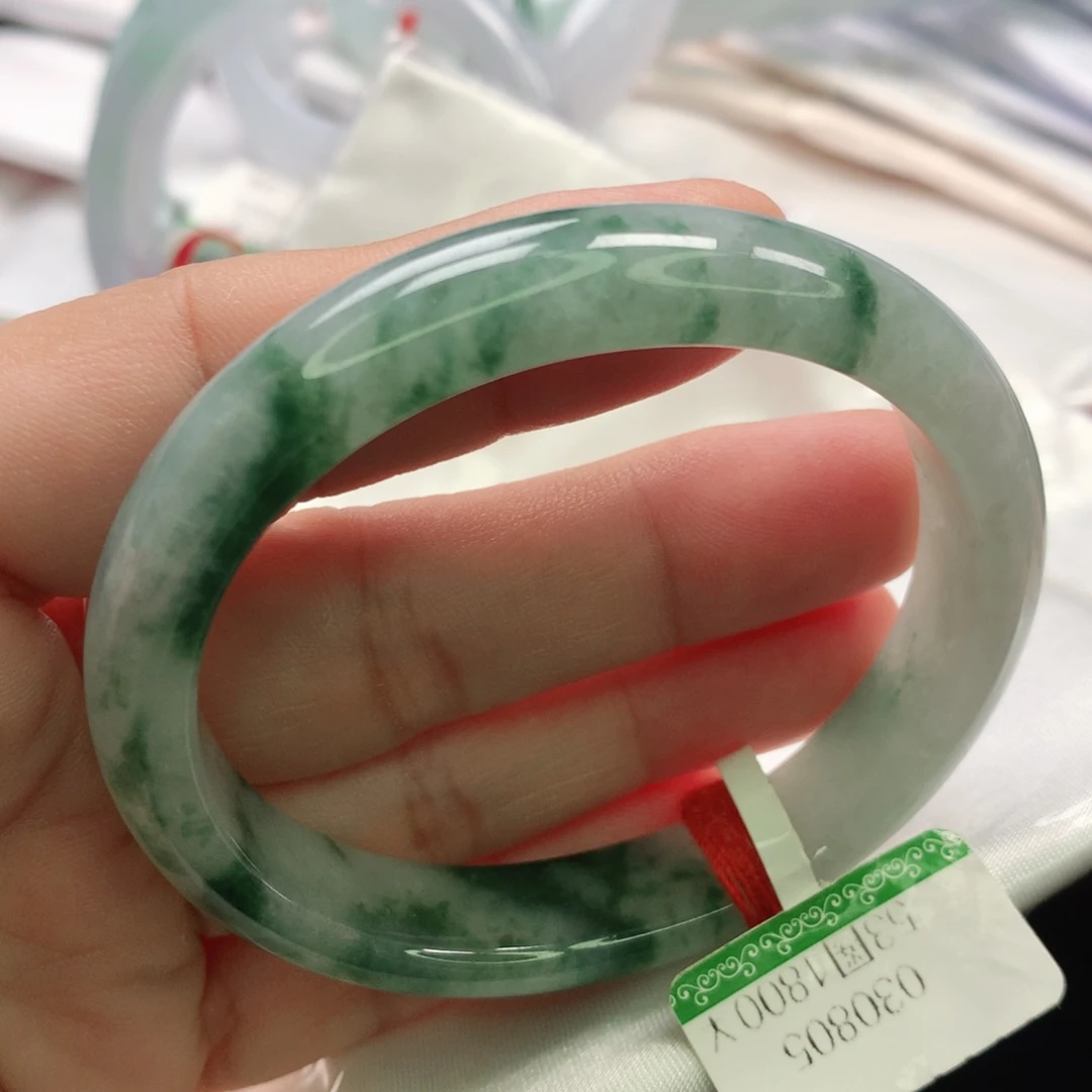 翡翠未镶嵌手镯贵妃53