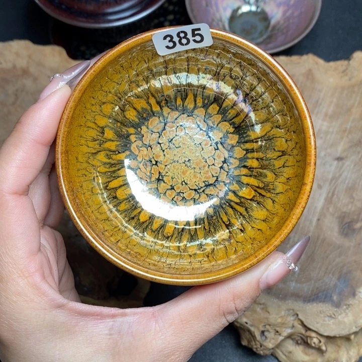 茶盏建窑建盏主人杯385