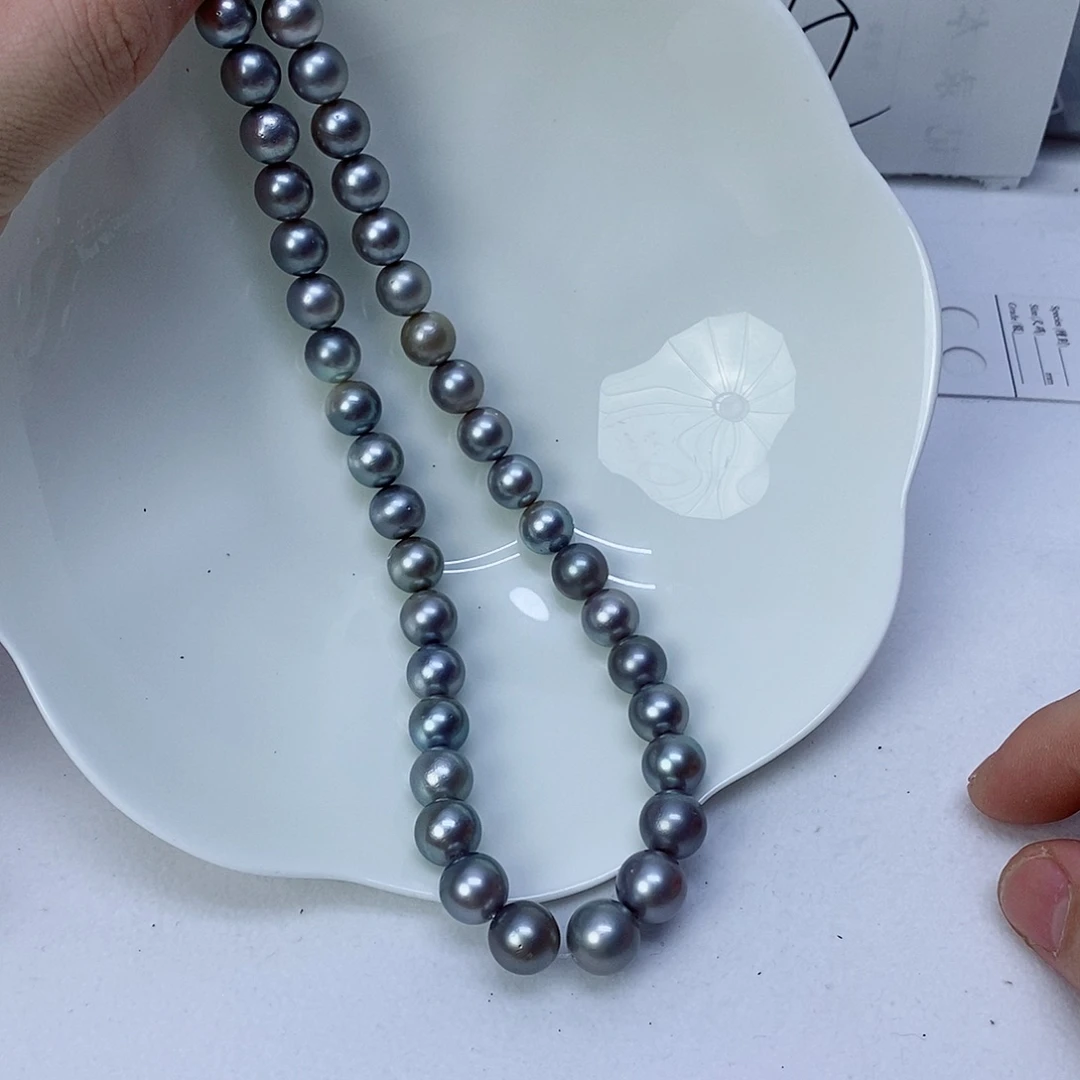 海水珍珠银S925镶嵌颈饰