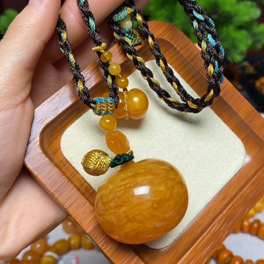 【闪购商品】蜜蜡颈饰未镶嵌项链