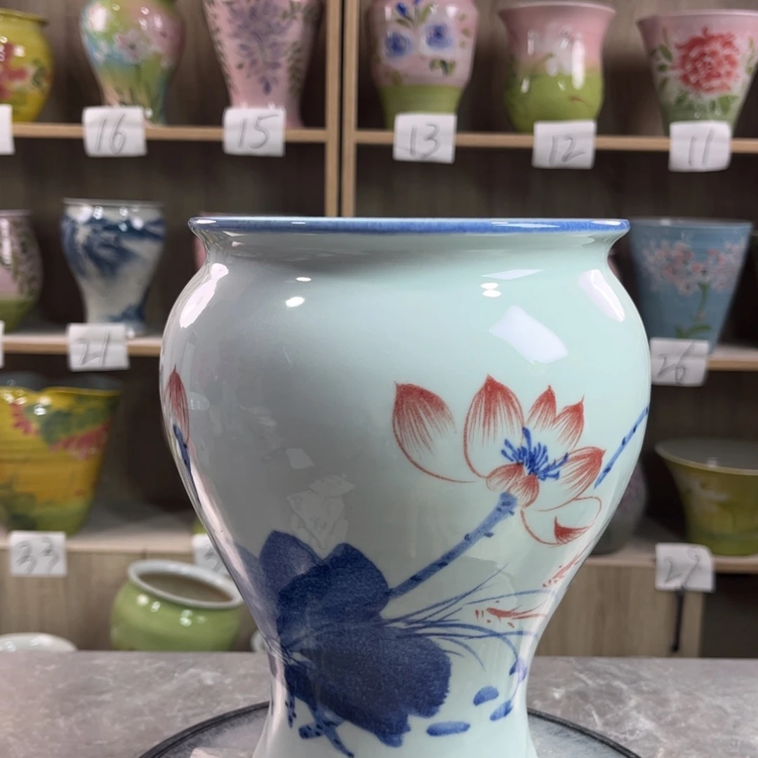 景德镇陶瓷花盆花盆