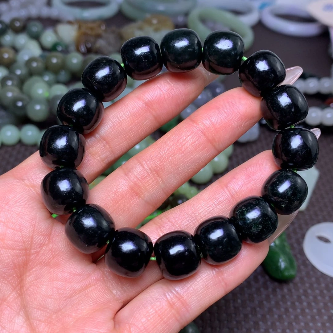 未镶嵌手串和田玉卡14