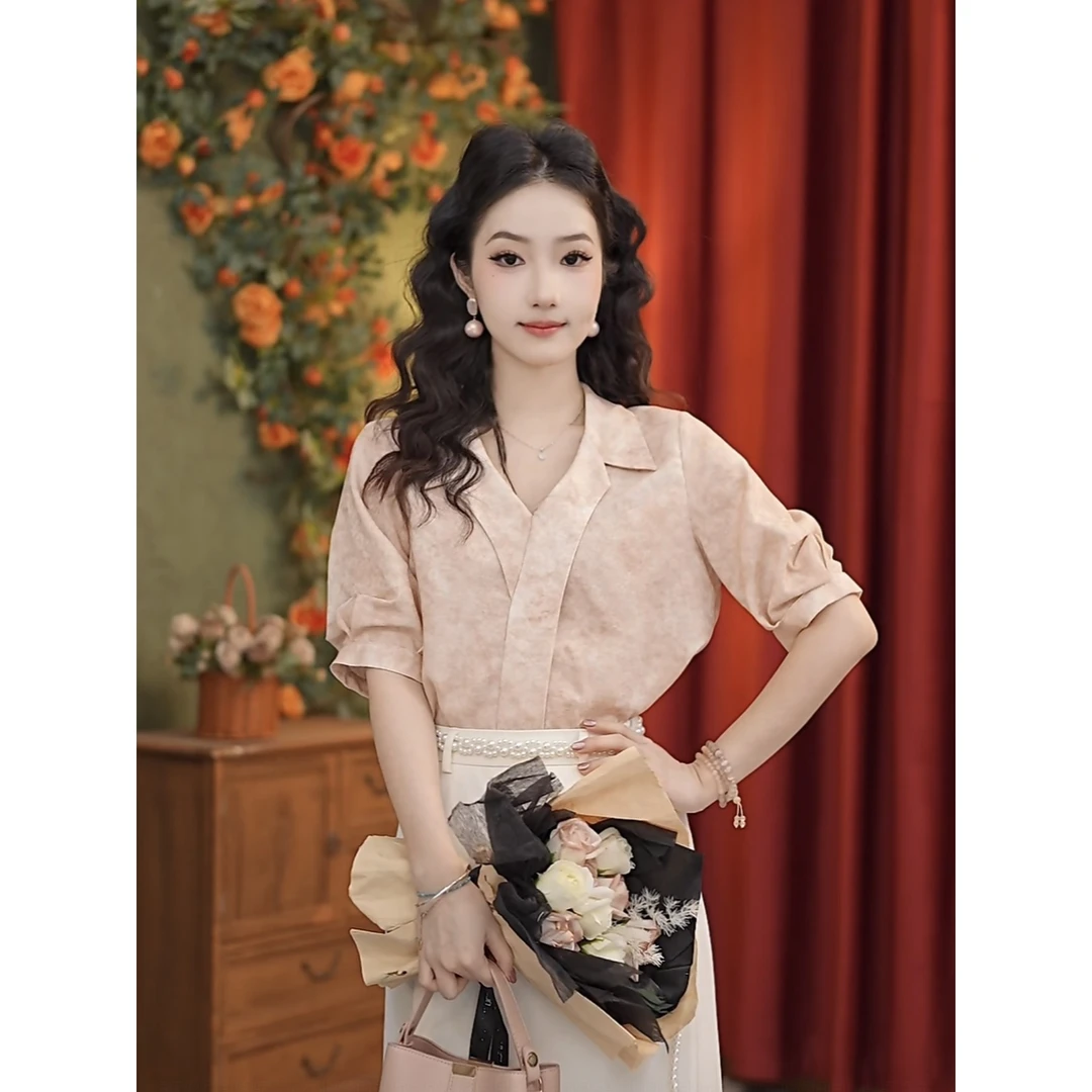 小小复古【怜爱】25新款百搭复古气质减龄衬衫#4797