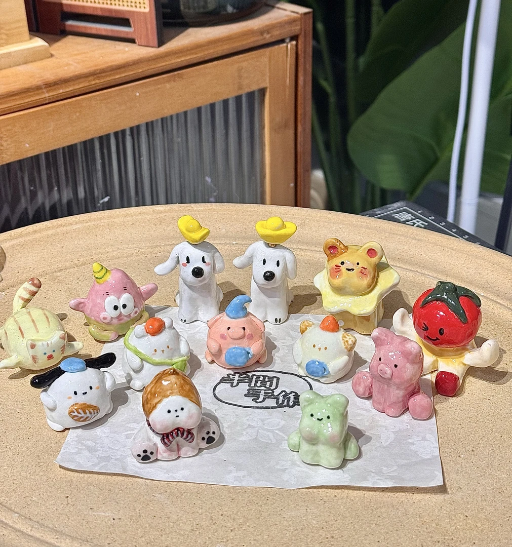 陶瓷diy摆件装饰