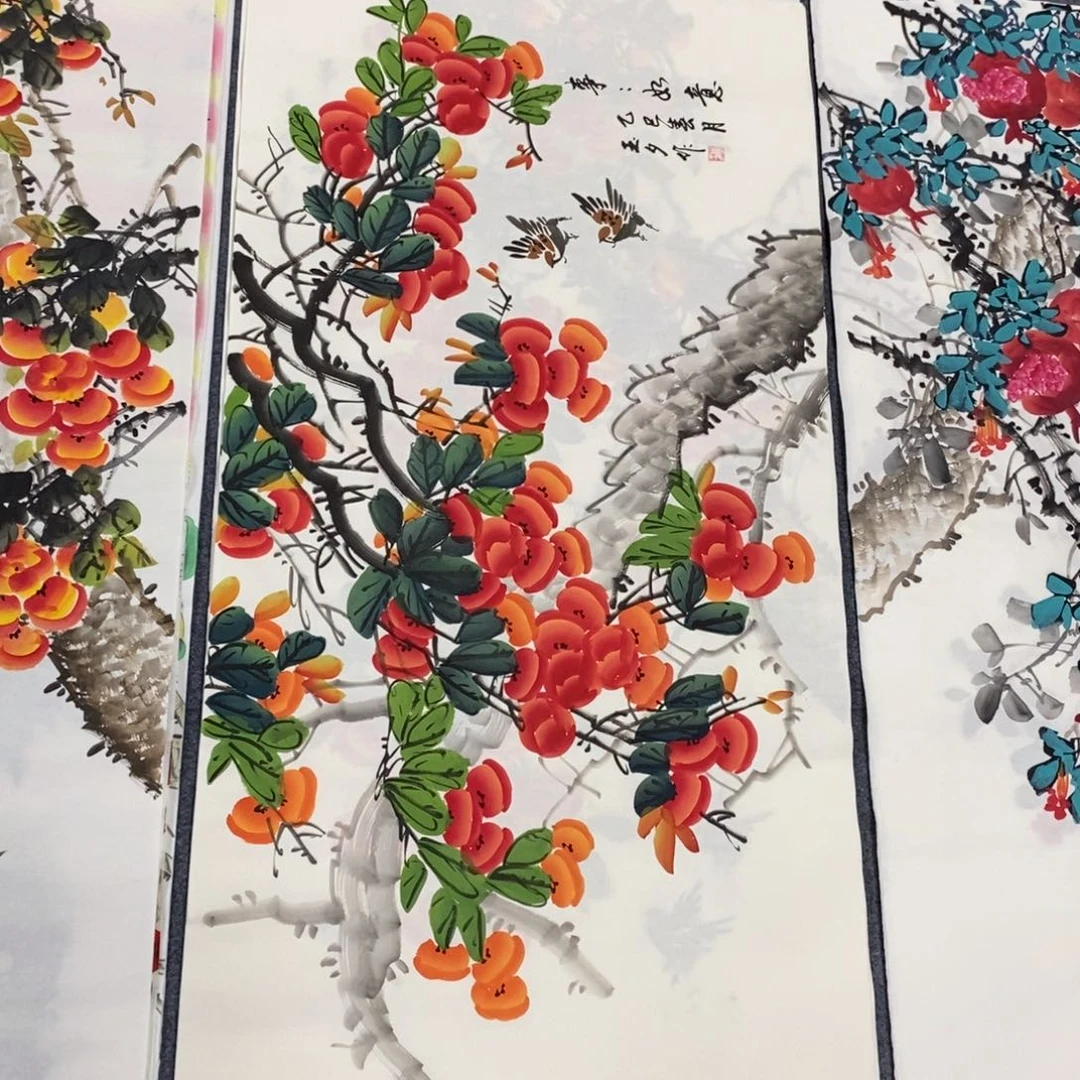国画尺寸140✖️70四尺精品手绘画