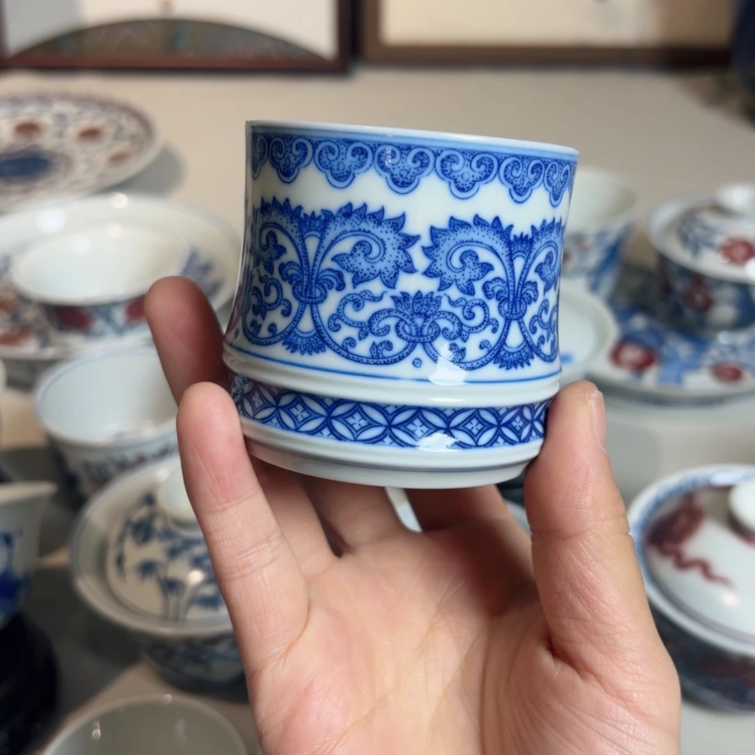 小*仙青花司陶 微瑕橘皮