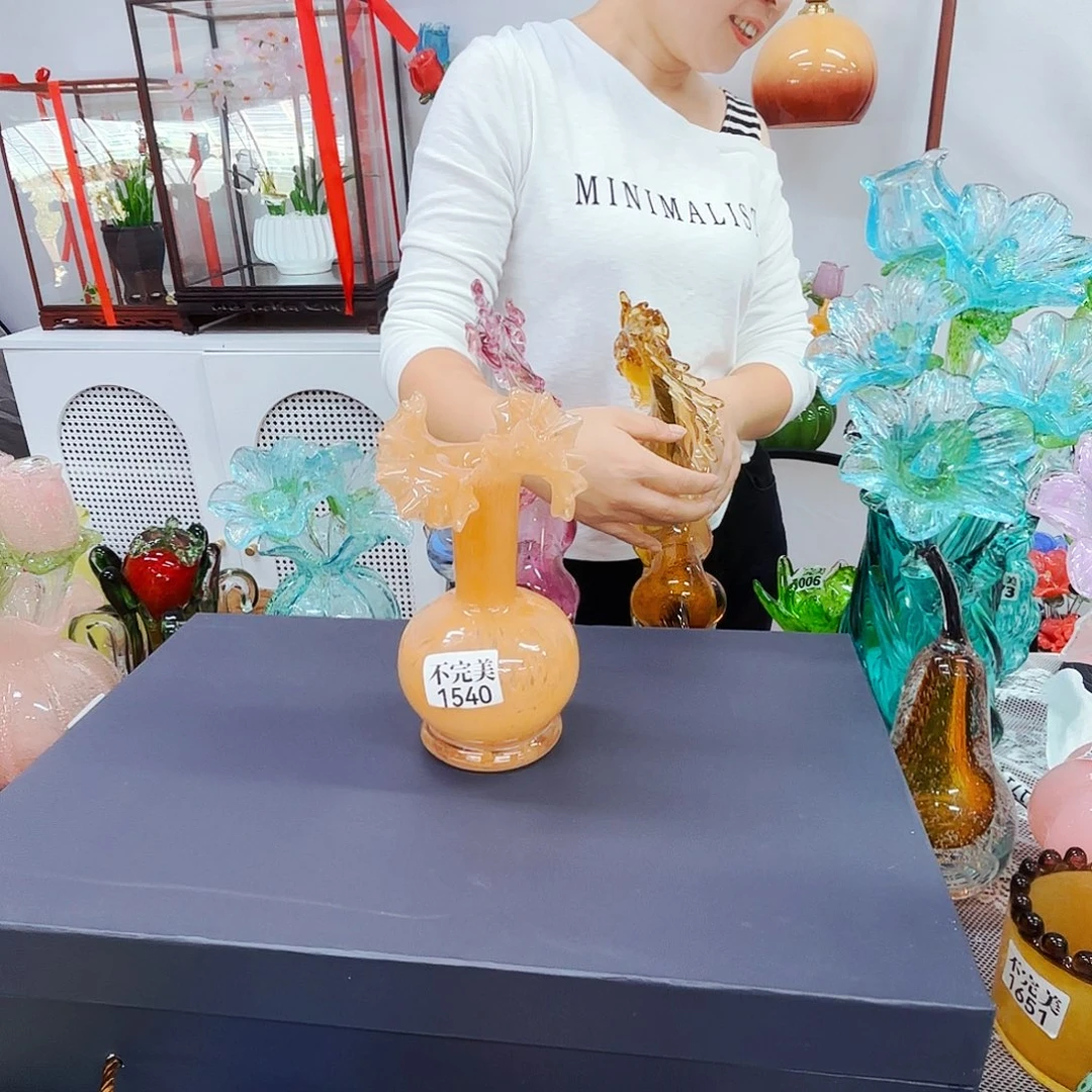 琉璃花瓶花器艺术品