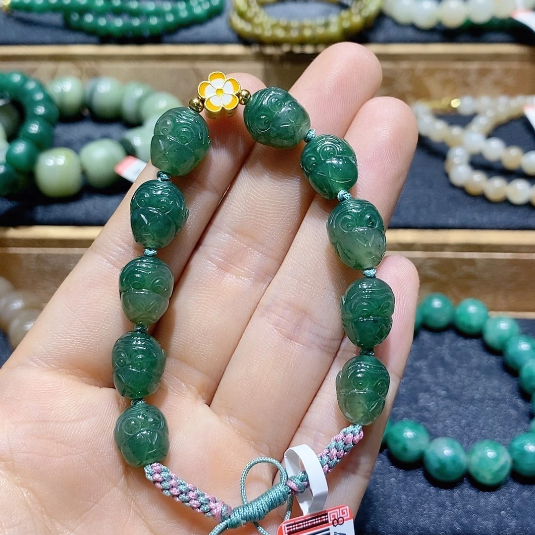 独山玉未镶嵌手串